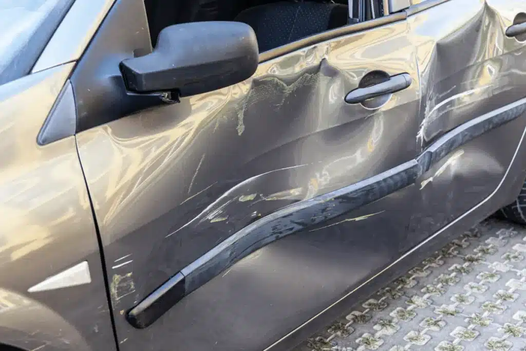 Accidented car