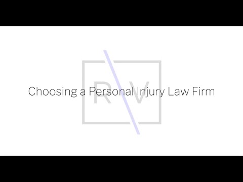 How To Choose A Personal Injury Law Firm