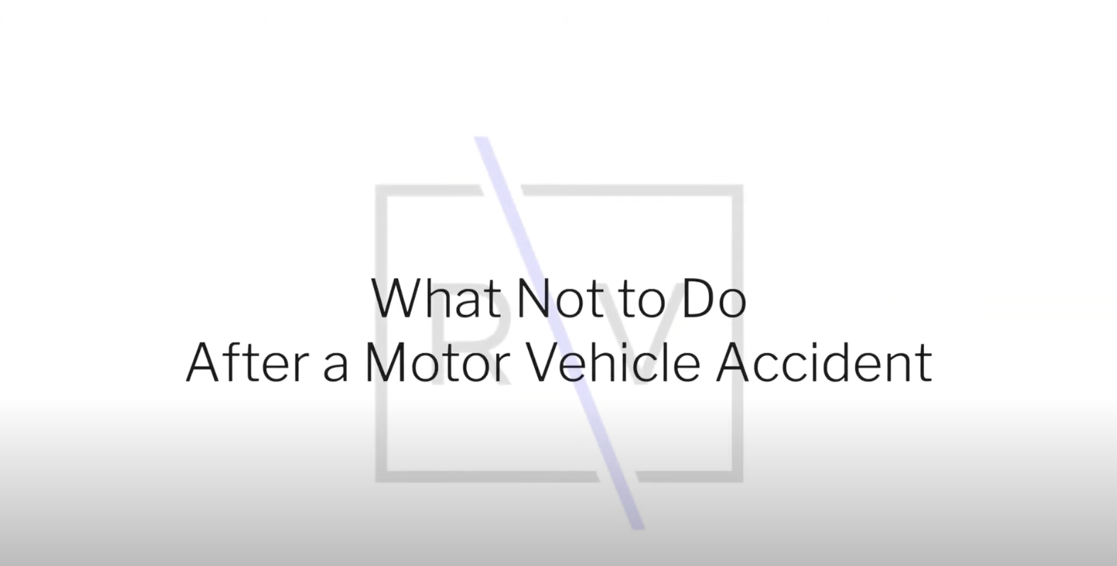 What Not to Do After a Motor Vehicle Accident In Buffalo, New York
