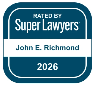 John E Richmond Super Lawyer Badge