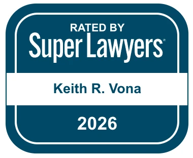 Keith R Vona Super Lawyers Badge