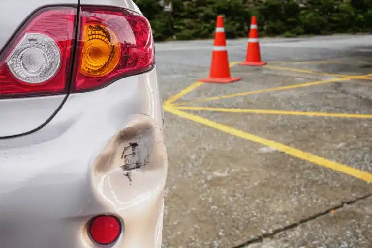 An Accidented car