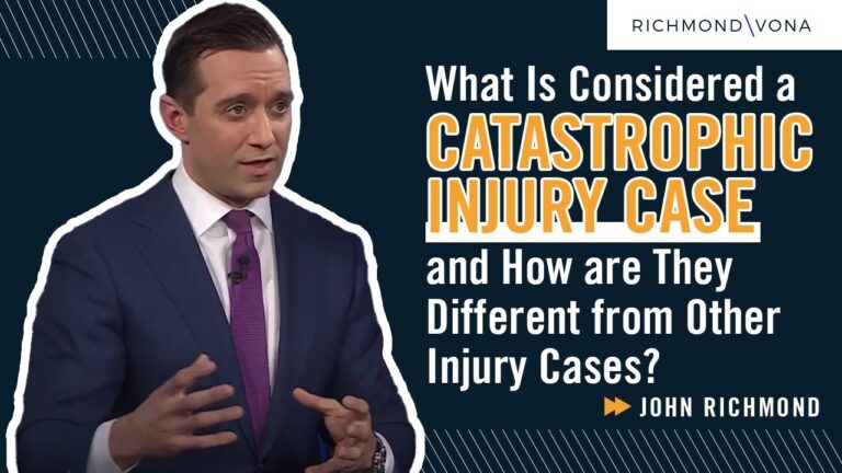 What is considered a catastrophic injury case, and how do they differ from other injury cases?