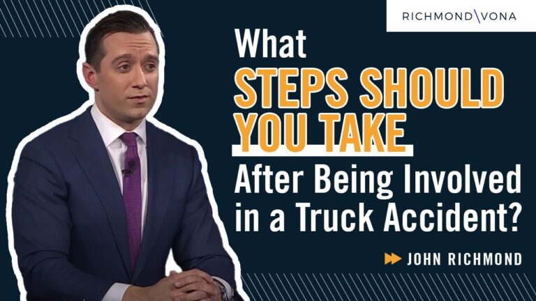 What Steps Should You Take After Being Involved in a Truck Accident?