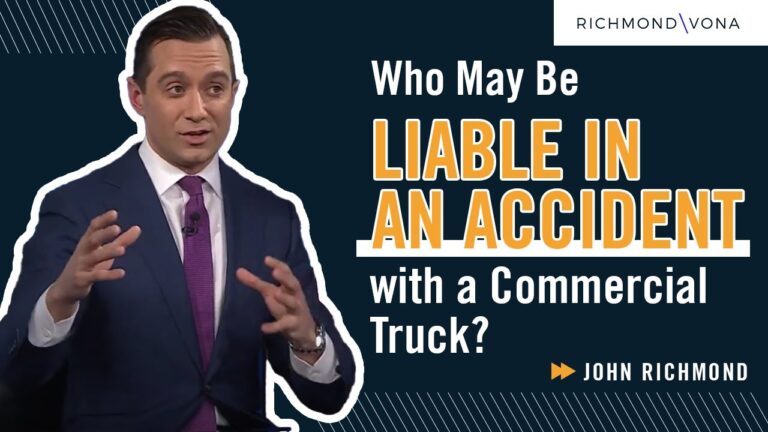 Who May Be Liable in an Accident with a Commercial Truck?