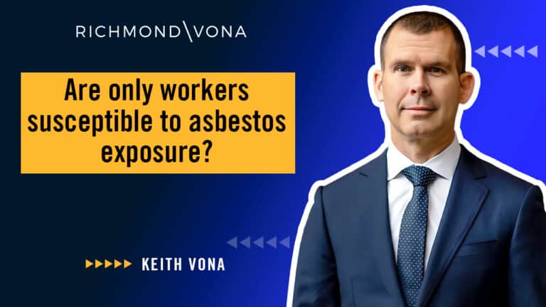 Are only workers susceptible to asbestos exposure?