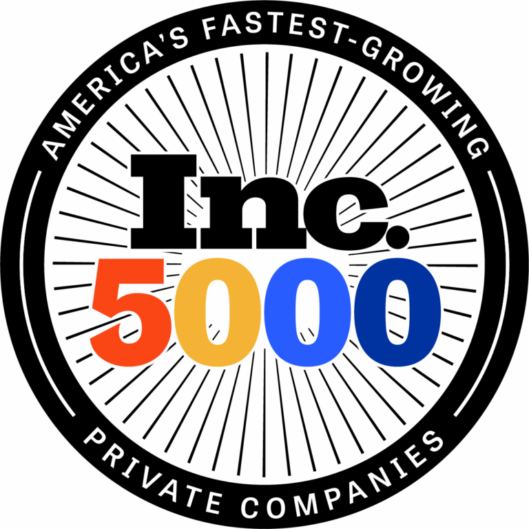 Inc. 5000 Color Medallion circular Logo