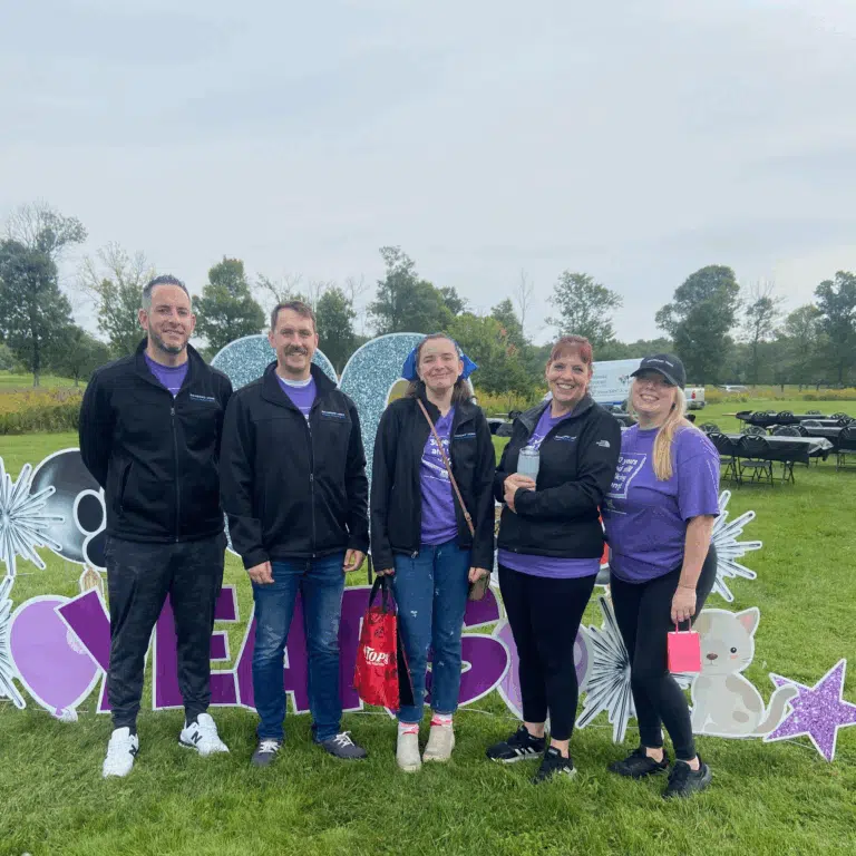 Group photo during a community outreach event