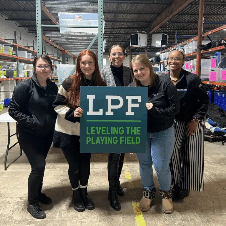 Group photo at a community outreach event
