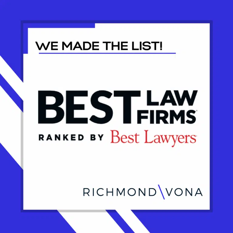 Richmond Vona Best Law Firms ranked by Best Lawyers Award
