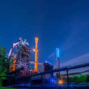 Industrial Park at night