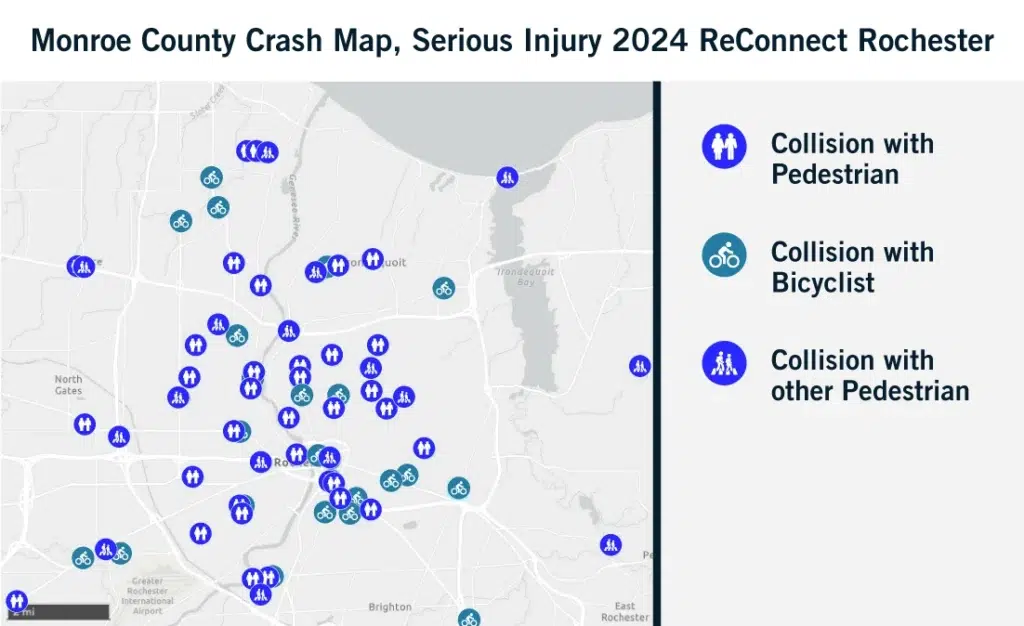 Monroe County Crash Map