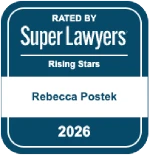 Rebecca Postek Super Lawyers Logo