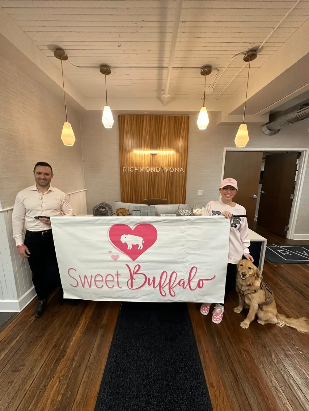 Kimberly LaRussa of Sweet Buffalo at Richmond Vona Office