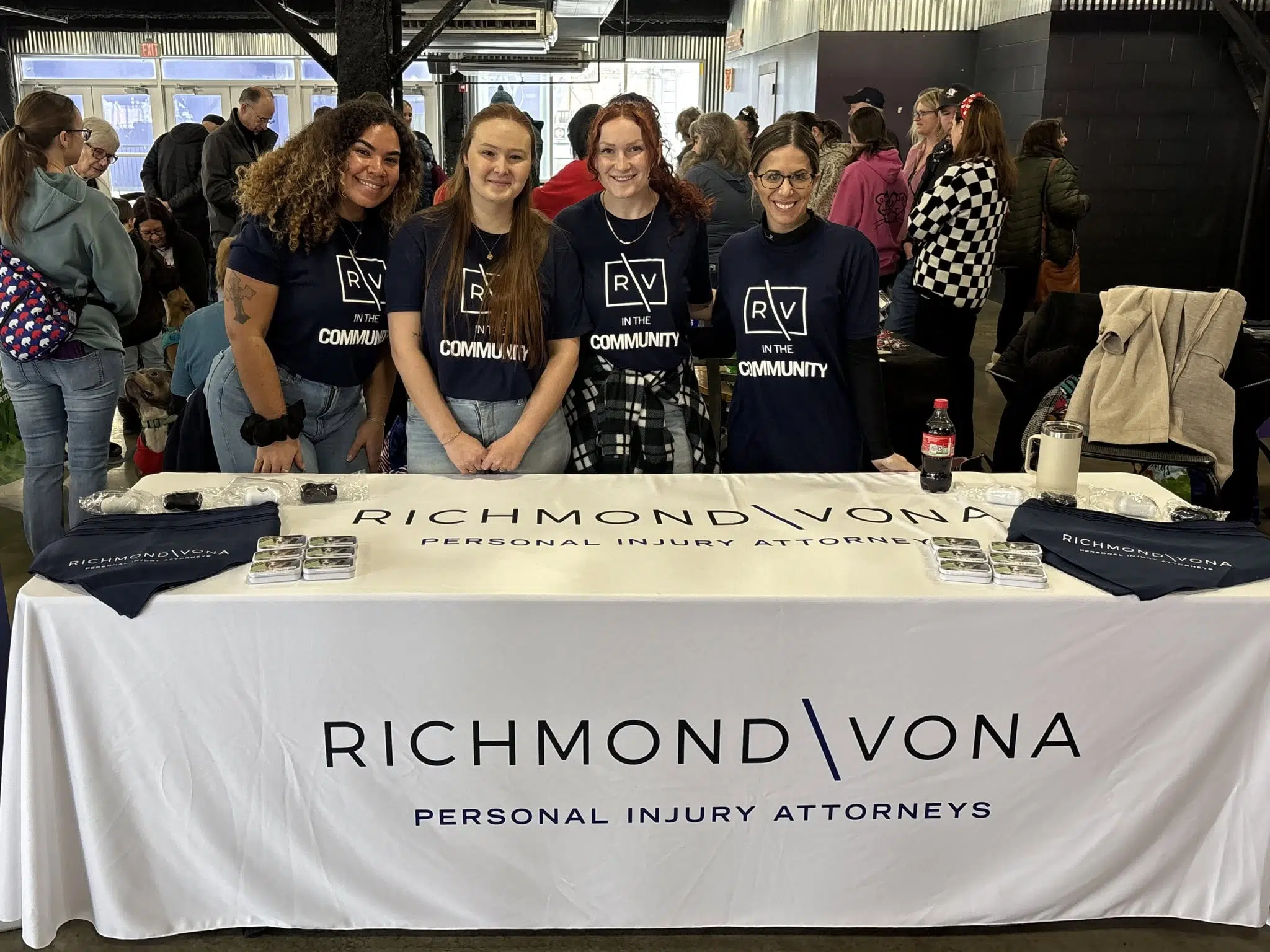 Richmond Vona Community Outreach Team standing in front of team